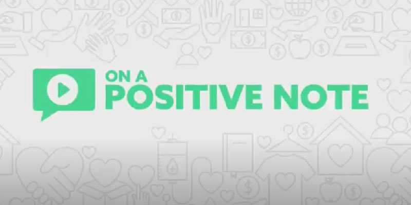 on a positive note banner image