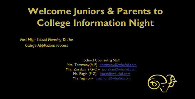 Junior College Night PowerPoint Presentation Graphic