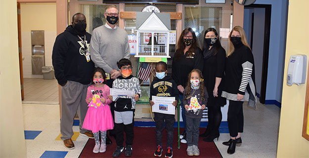 Students and West Hempstead School District leaders celebrated Chestnut Street School’s 109th birthday on Jan. 14.