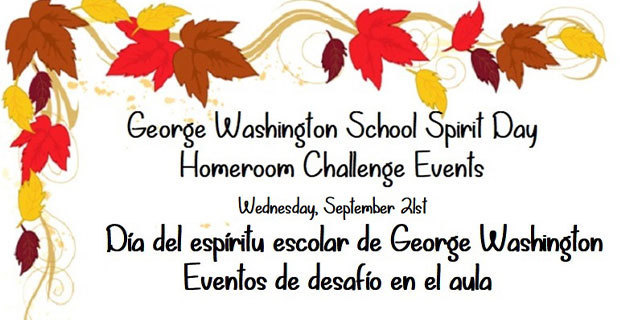 George Washington School Spirit Day