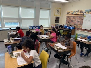 Hard at work thinking!