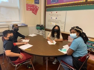 Hard at work thinking!